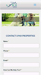 Mobile Screenshot of lynxpropservices.com